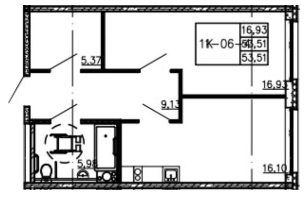 Купить апартаменты VALO | Однокомнатные апартаменты 35,6 м2